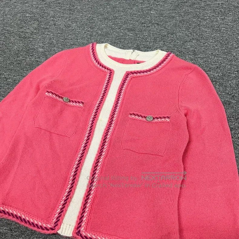 Chanel Chanel Snowflake buckle, fake two-piece, cashmere knit coa Size XS / US 0-2 / IT 36-38 - 4 Thumbnail