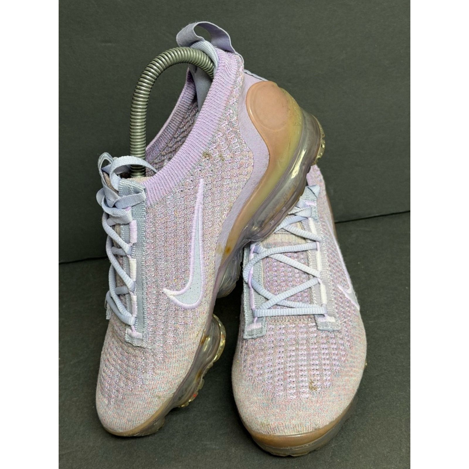 Nike WOMENS NIKE AIR VAPORMAX 2021 FK FLYKNIT NIGHT LILAC" SZ 6 Size US 6 / EU 39 - 2 Thumbnail