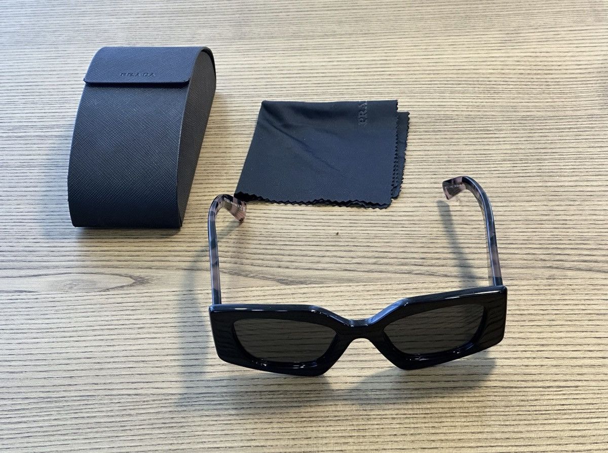 Prada PRADA by Raf Simons Pink Symbole Logo Sunglasses SPR15Y Size ONE SIZE - 7 Thumbnail