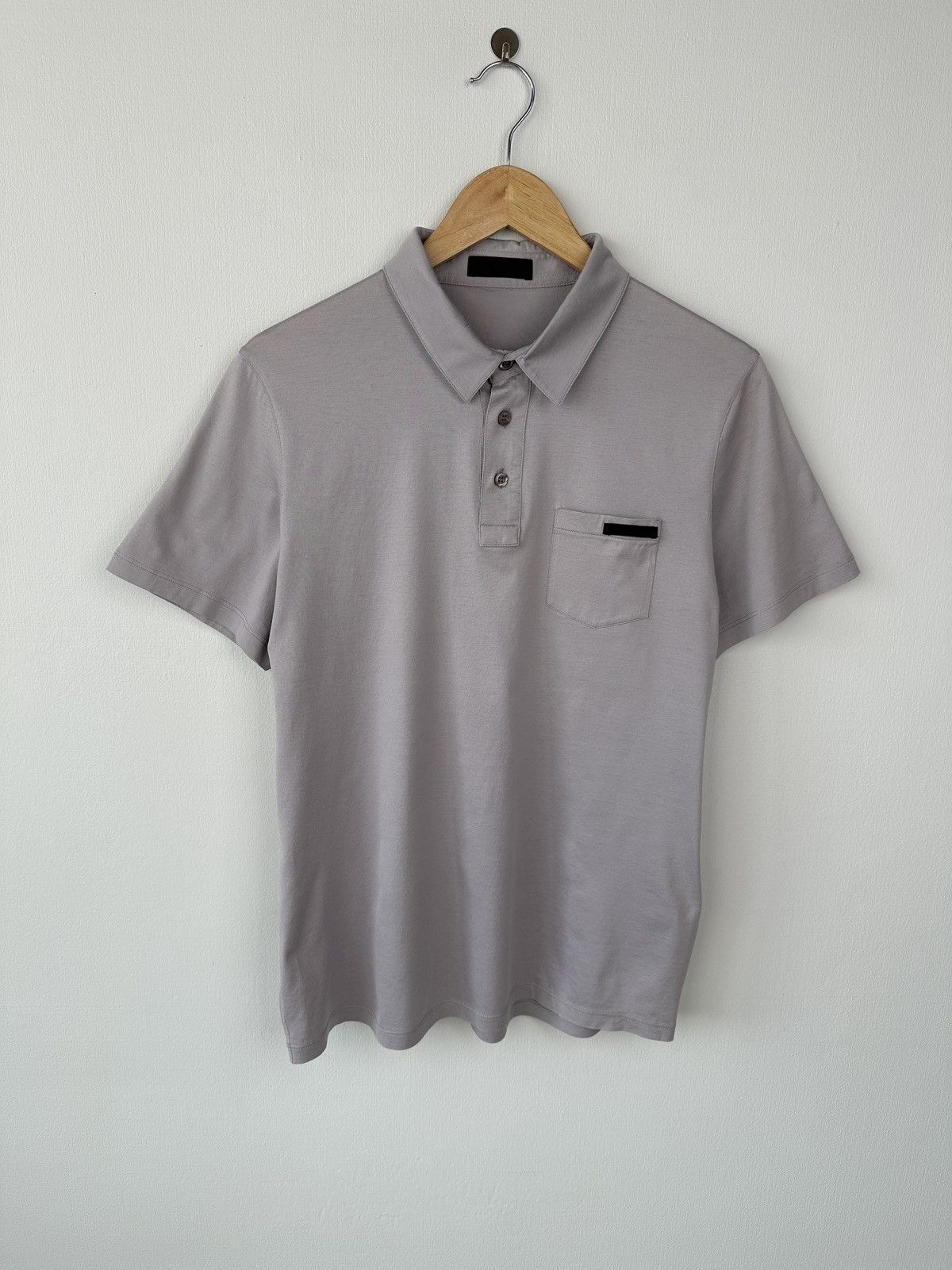 Prada PRADA Men’s Gray Polo Shirt size M Size US M / EU 48-50 / 2 - 1 Thumbnail