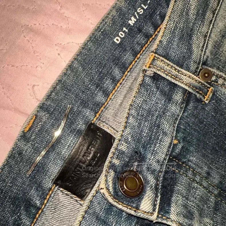 Saint Laurent Paris Saint Laurent Paris Classic Washed Ripped Denim Jeans Size Size US 36 / EU 52 - 4 Thumbnail