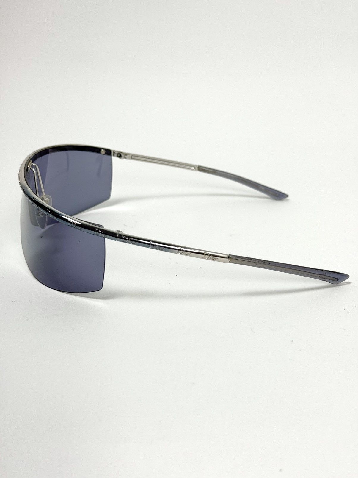 Dior VINTAGE DIOR MONOLENS MULTILOGO SUNGLASSES Size ONE SIZE - 3 Thumbnail