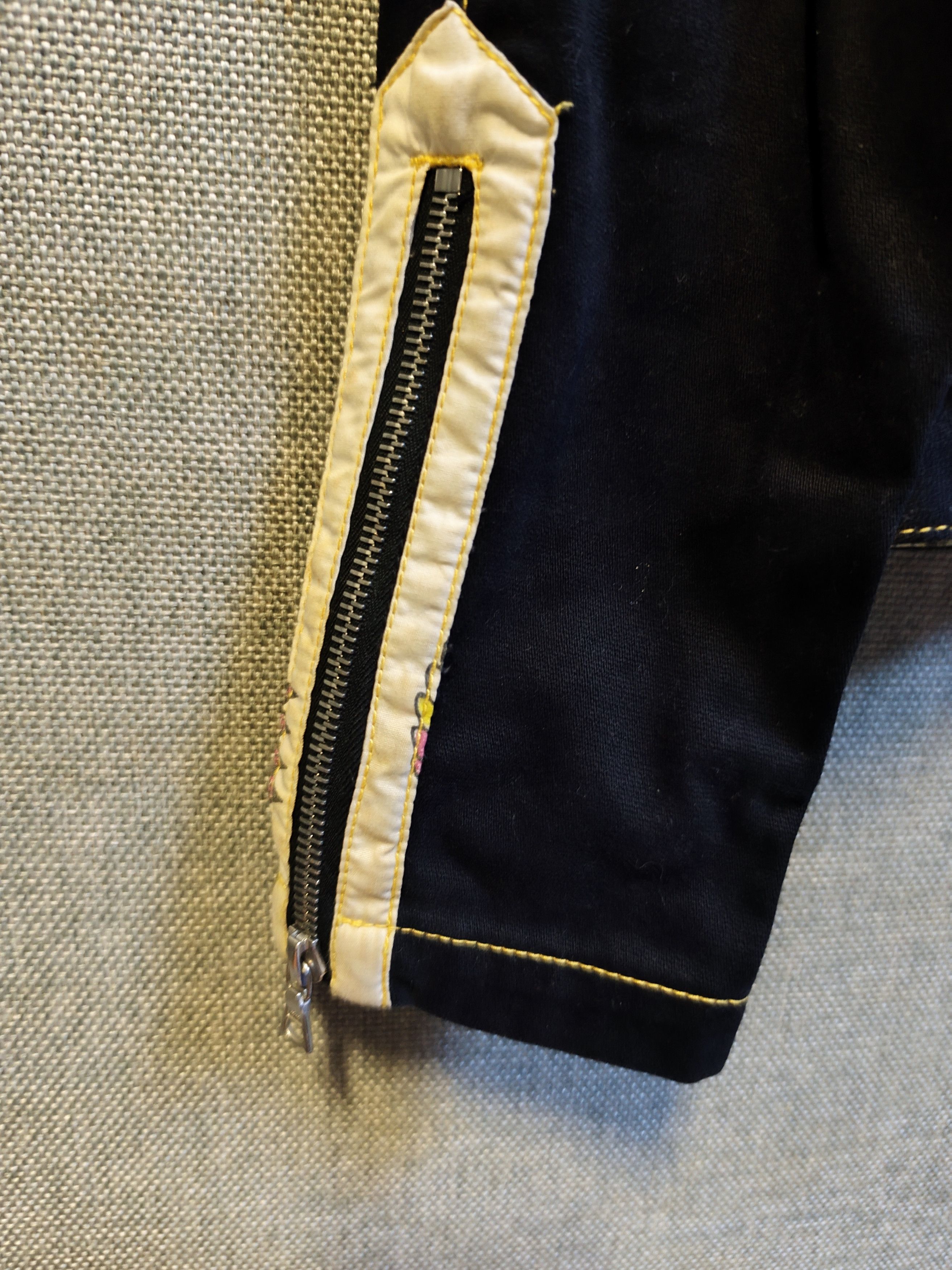 If Six Was Nine Van Vander Vorst Graphics Canvas Biker Jacket Zipper riri Size US S / EU 44-46 / 1 - 3 Thumbnail