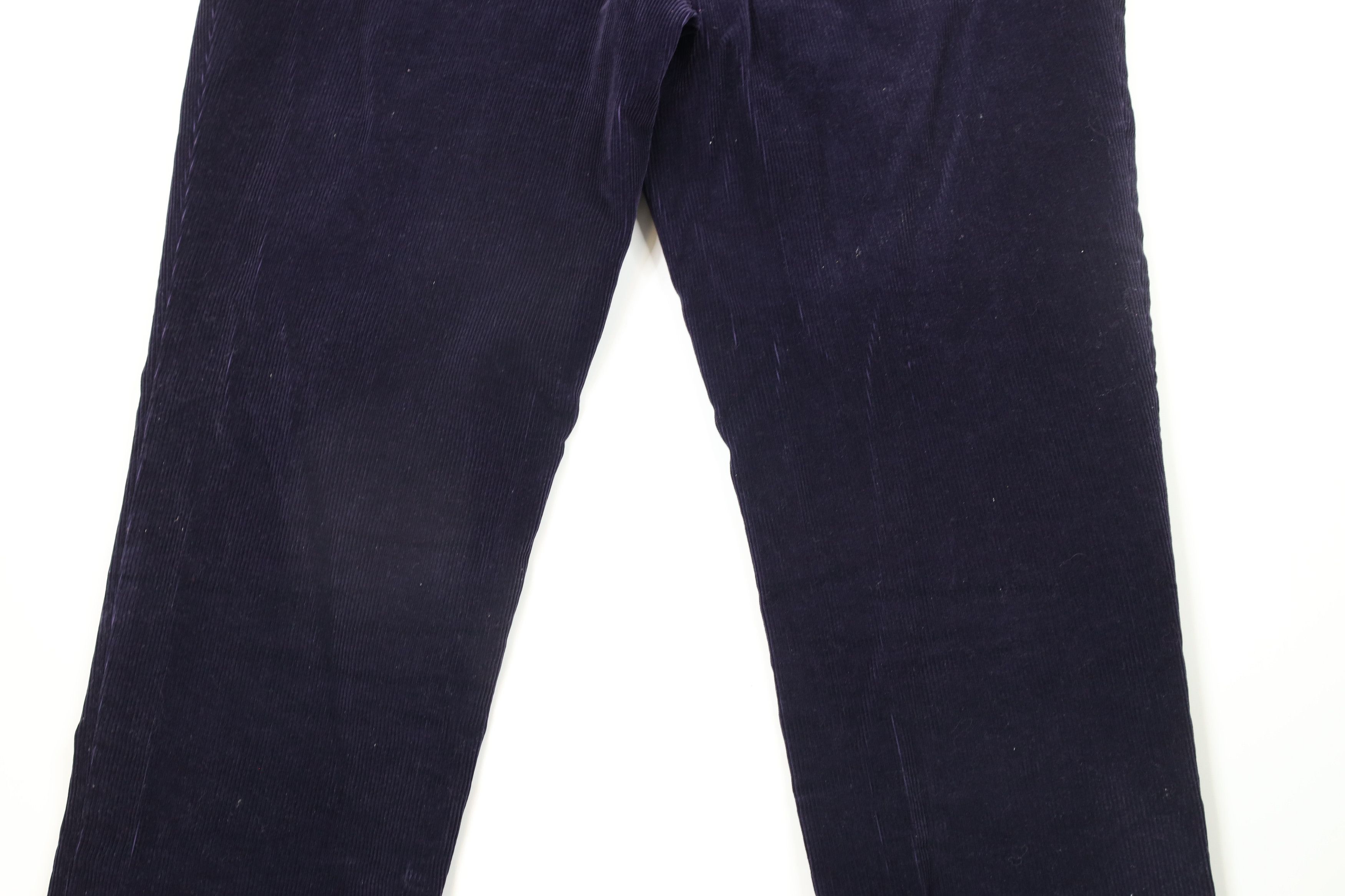 Lands' End × Vintage Vintage 90s Lands End Pleated Wide Leg Corduroy Chino Pants Size US 38 / EU 54 - 9 Thumbnail