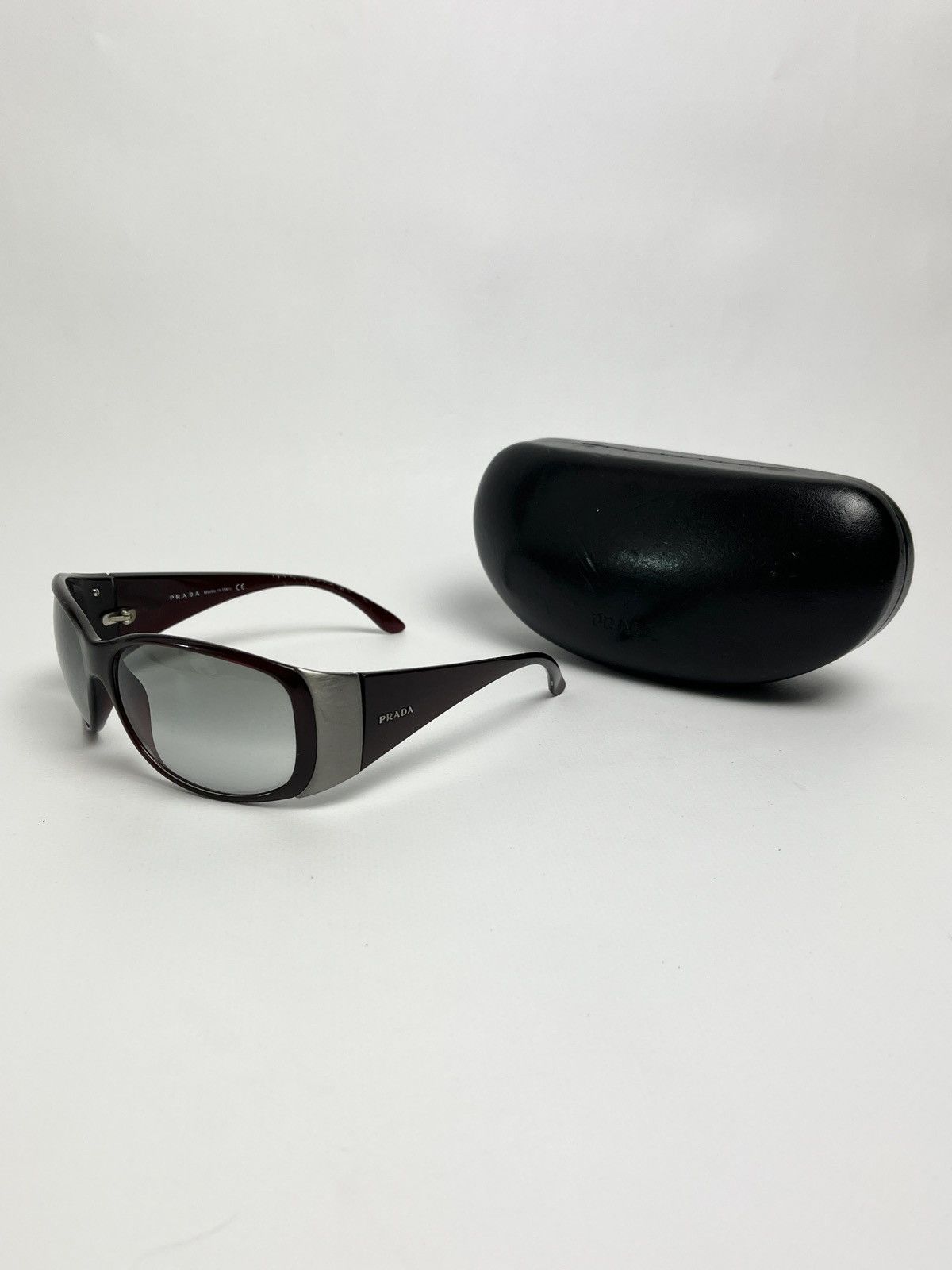 image of Prada Sunglasses Spr 07G Tortoise Italy in Black, Men's