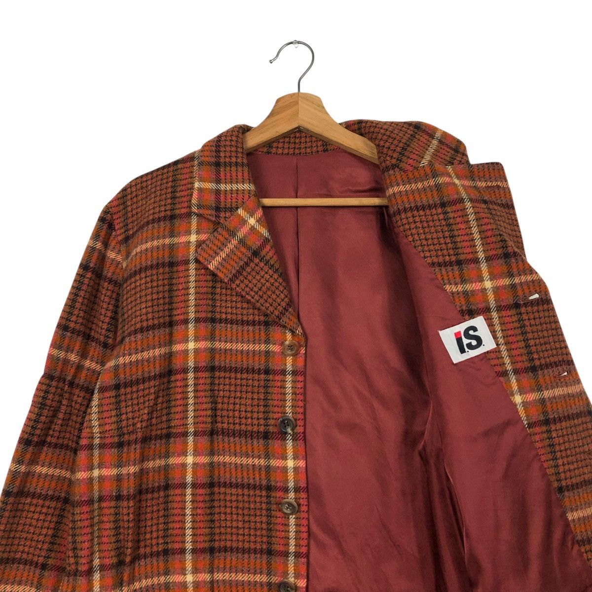 Issey Miyake 🔥VINTAGE ISSEY MIYAKE WOOL CHORE JACKET TARTAN DESIGN Size US M / EU 48-50 / 2 - 14 Thumbnail