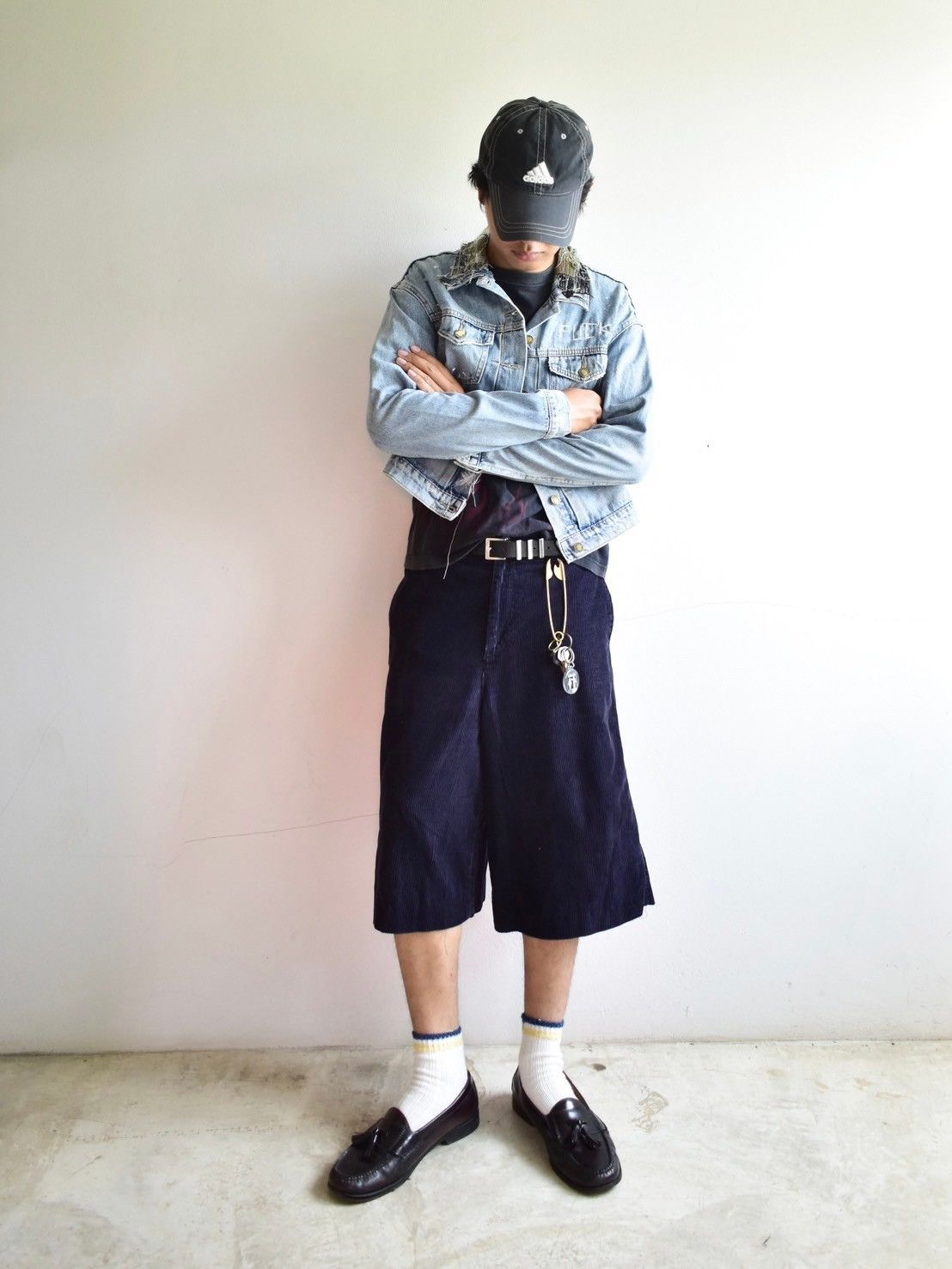 Handmade Patchwork Vintage “FUCK” Denim Jacket by Darkpull Size US S / EU 44-46 / 1 - 8 Thumbnail