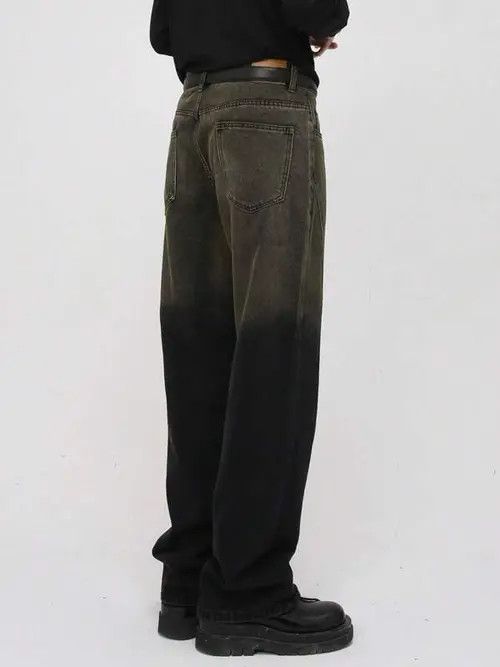 Jean Retro Vintage Gradient Loose RETRO jeans Y2K Size US 32 / EU 48 - 4 Thumbnail