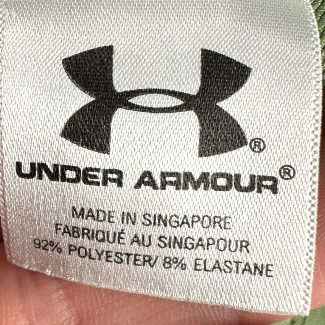 Under Armour Under Armour Mock Pullover Sweatshirt Mens 2XL Green Logo Outdoor Walking Golf Pullover Stretch Button? Size US XXL / EU 58 / 5 - 6 Thumbnail