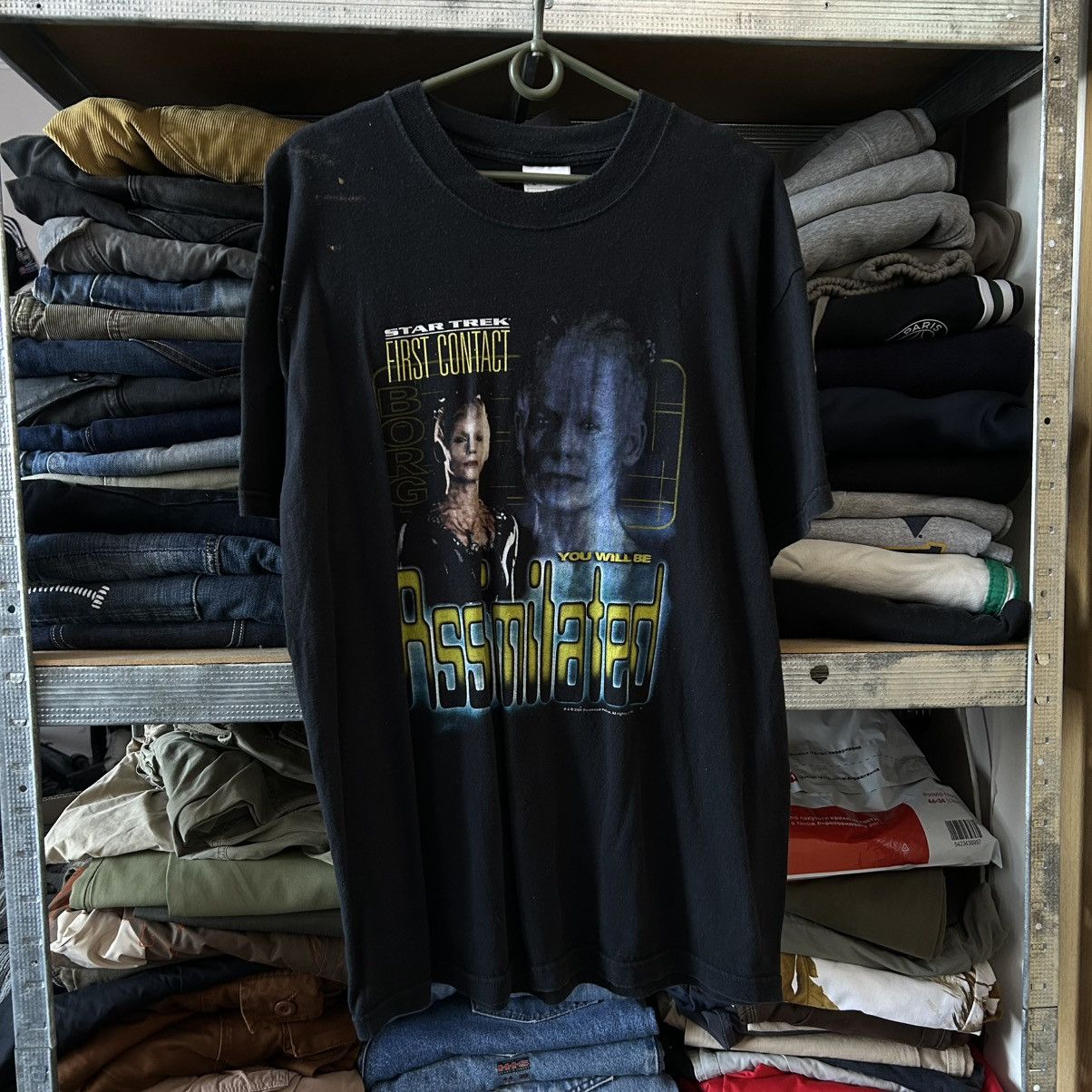 Vintage Vintage Star Trek 2001 First Contact big logo movie tee Size US L / EU 52-54 / 3 - 1 Thumbnail
