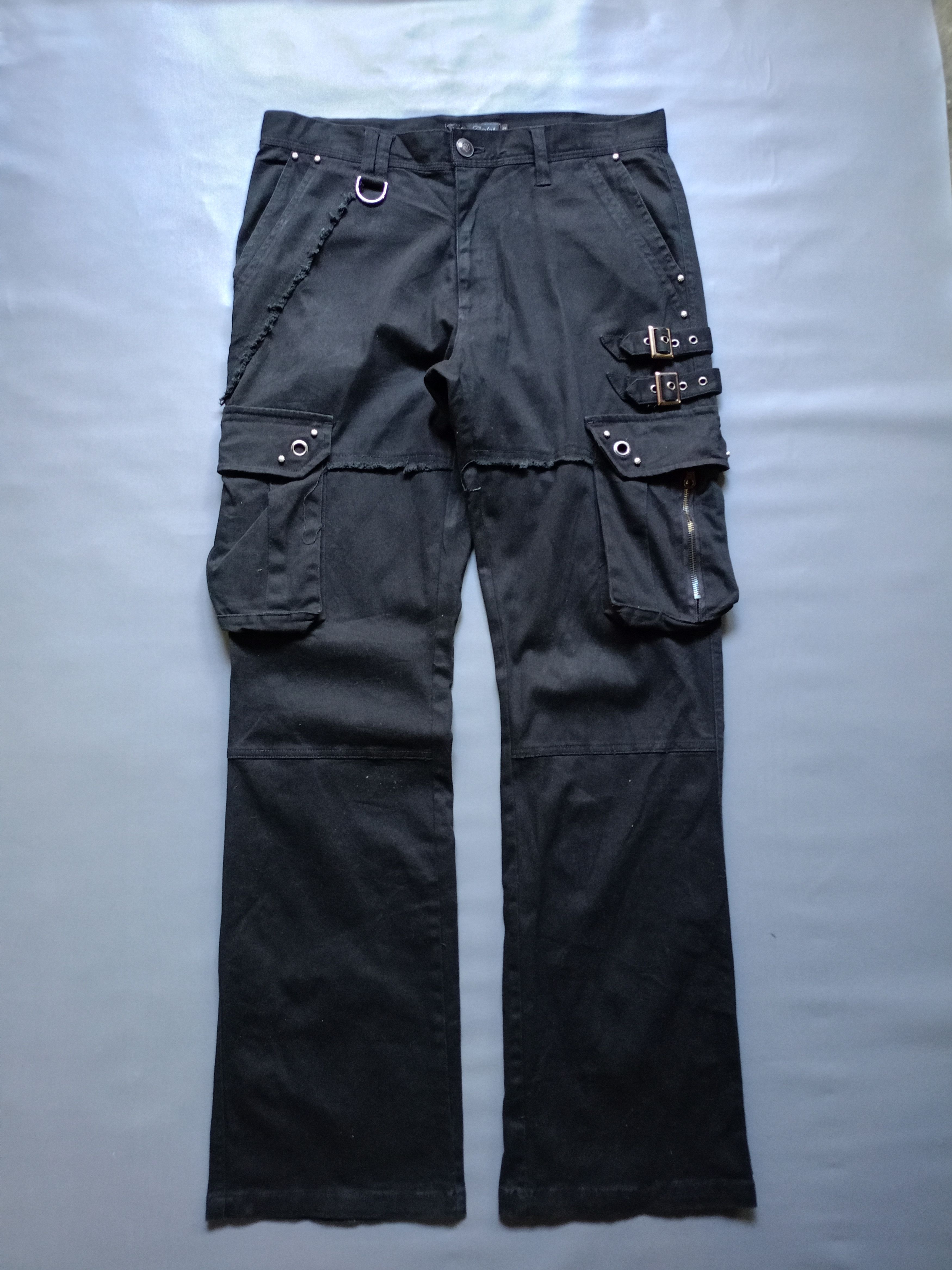 Japanese Brand × Streetwear × Vintage Archive flared bondage cargo