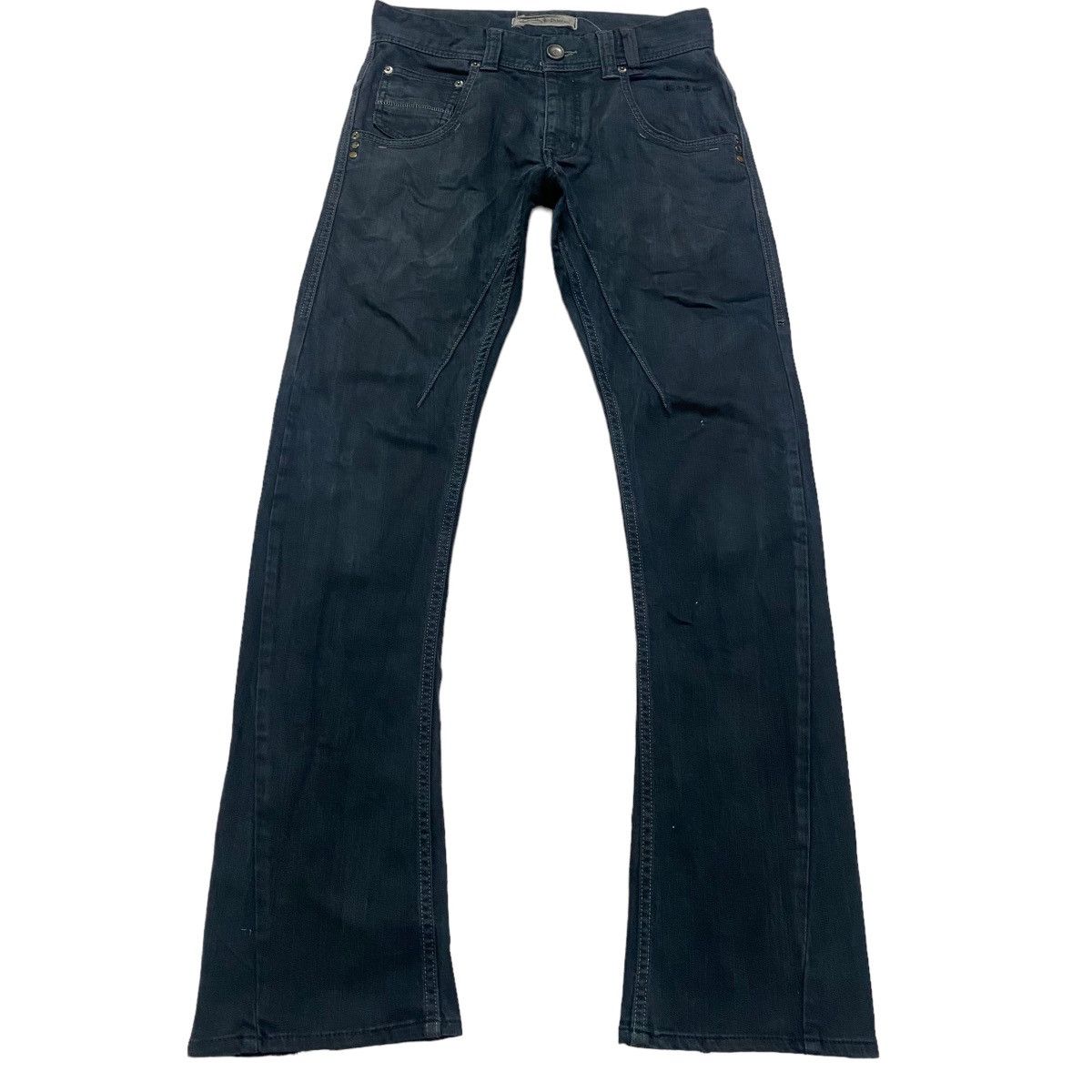 image of If Six Was Nine x Le Grande Bleu L G B Cook Jeans Clawmark Flare Jeans in Black (Size 30)
