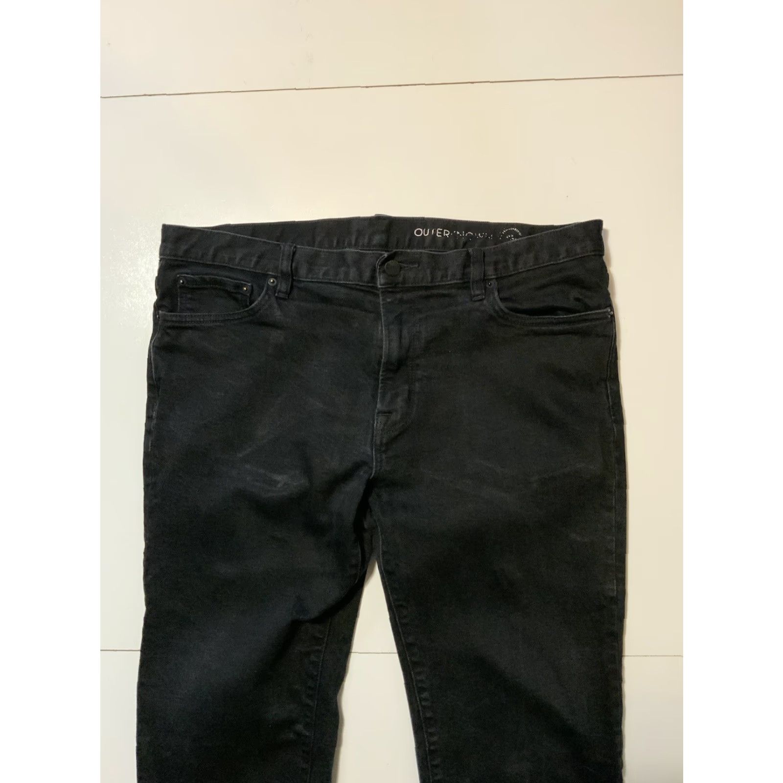 Outerknown VINTAGE Outerknown Ambassador Organic Cotton S.E.A Black Straight Relaxed Denim Jeans 36 Size US 36 / EU 52 - 7 Thumbnail