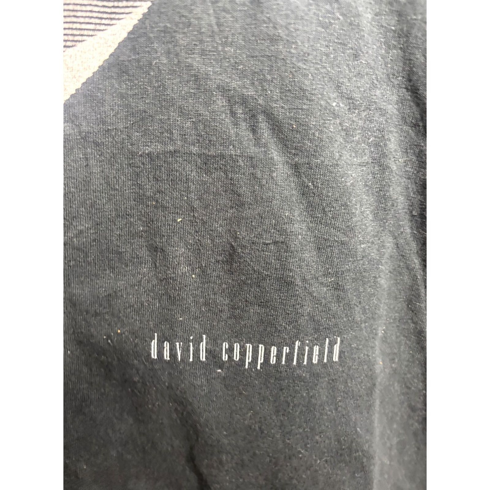 Anvil VINTAGE David Copperfield Shirt Mens XL Black Anvil Graphic 90s Size US XL / EU 56 / 4 - 3 Thumbnail