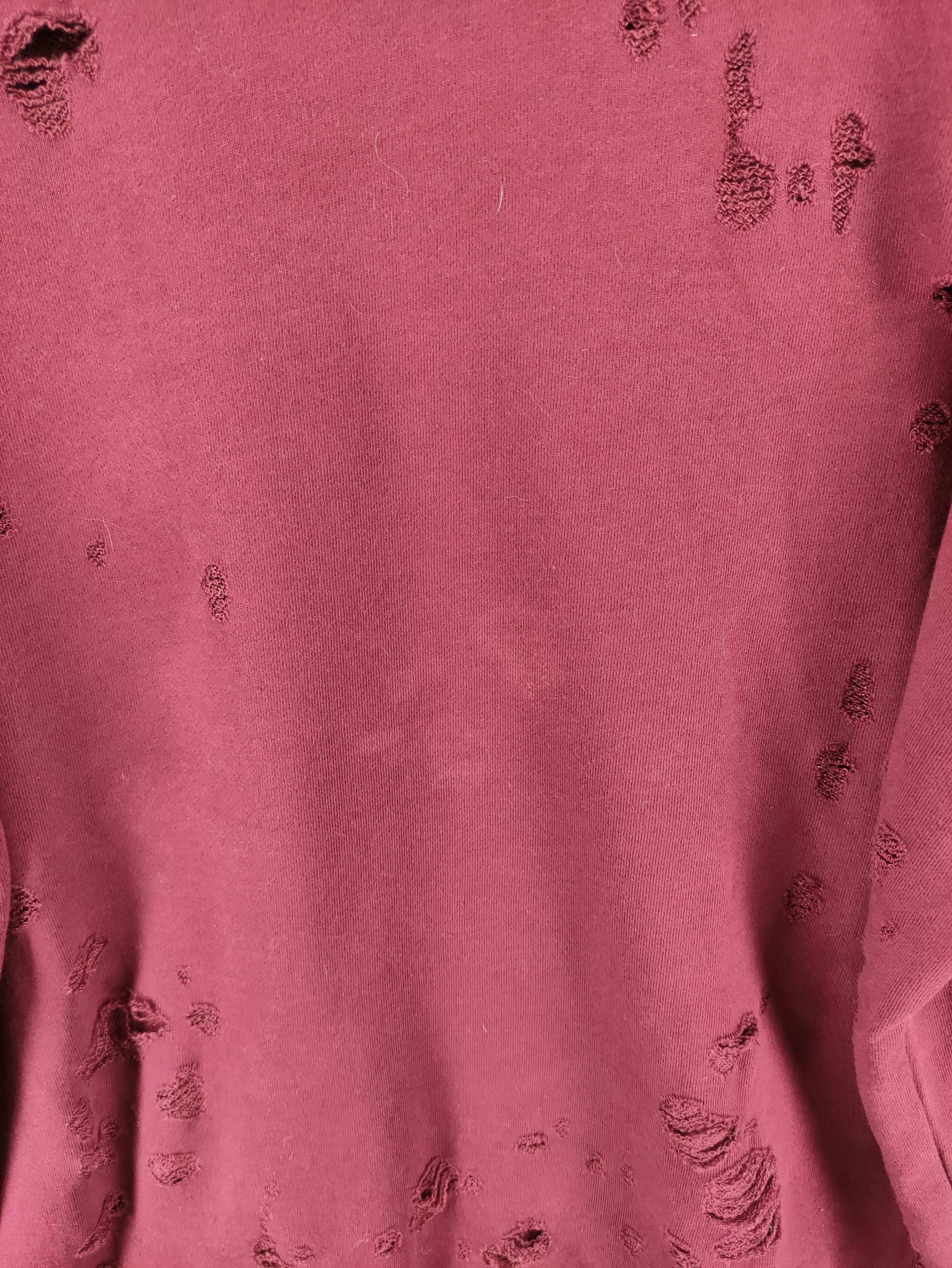 If Six Was Nine Vintage Black Flame Punk Design Distressed Sweatshirt Size US XL / EU 56 / 4 - 13 Thumbnail