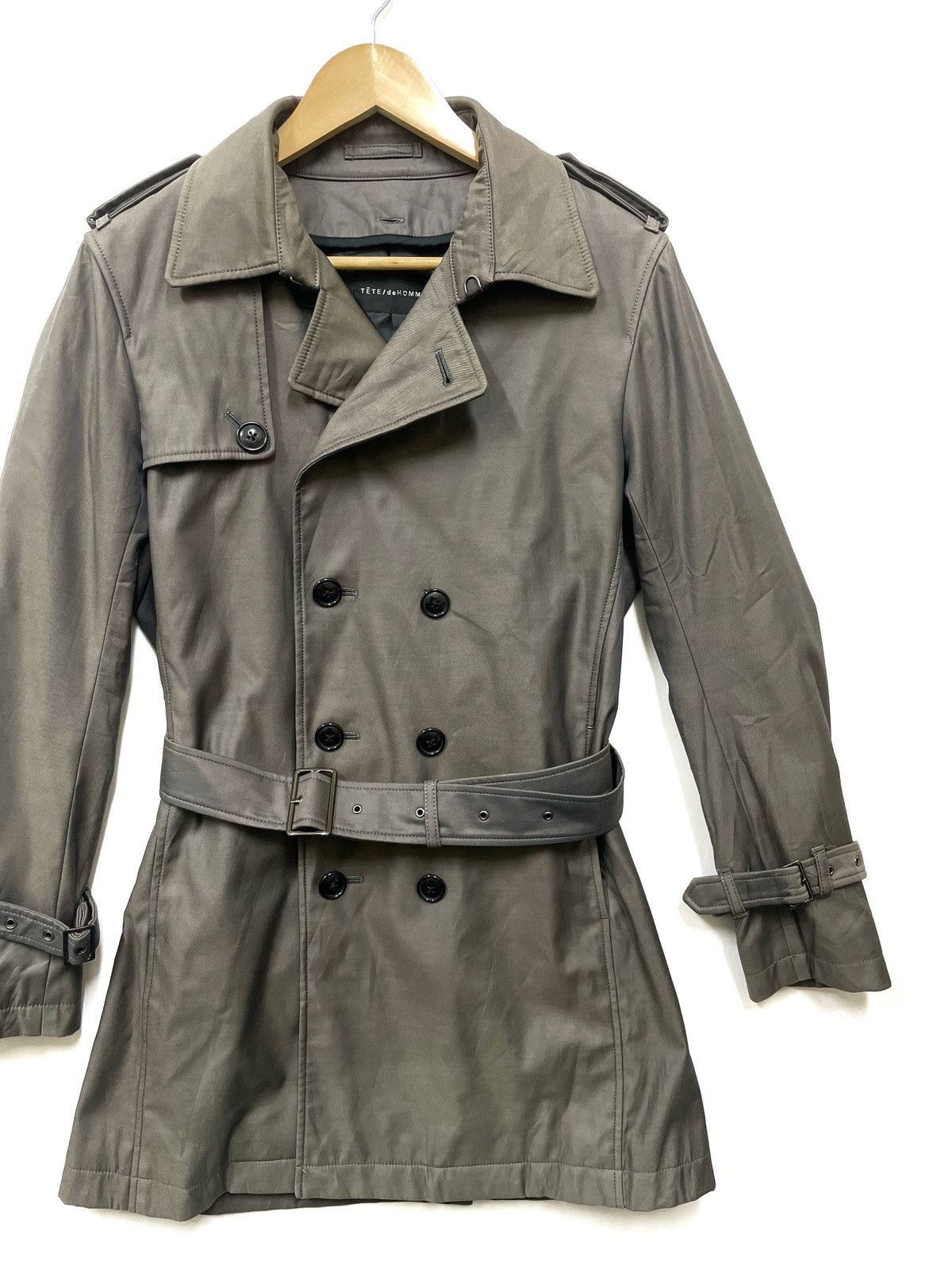 Issey Miyake Long Trench Coat Tete Homme Issey Miyake Size US M / EU 48-50 / 2 - 2 Thumbnail