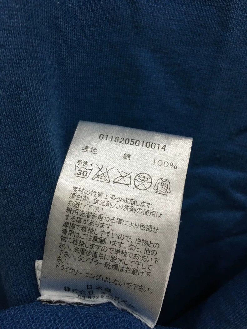 Visvim Visvim Vegetation Dye Blue Dye Egyptian Cotton Henley Long Size US L / EU 52-54 / 3 - 6 Thumbnail