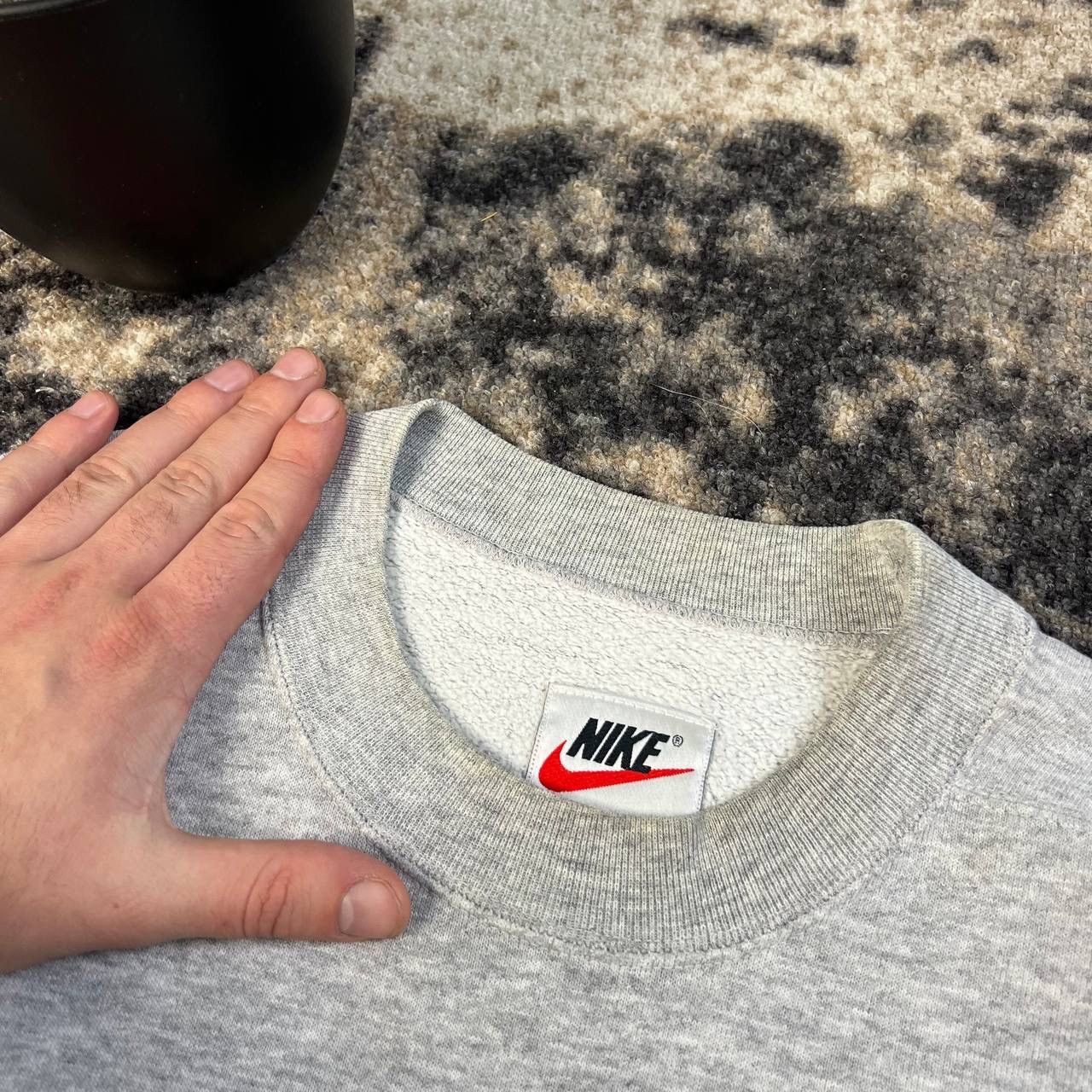 Nike Nike Vintage Y2K Big Embroidered Logo Oversized Sweatshirt Size US L / EU 52-54 / 3 - 6 Thumbnail