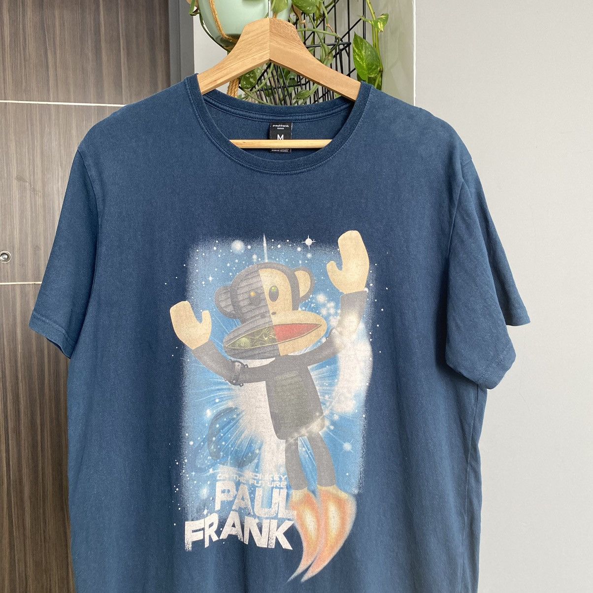 Paul Frank Vintage Faded Paul Frank Monkey On The Future ERD TEE Size US M / EU 48-50 / 2 - 2 Thumbnail