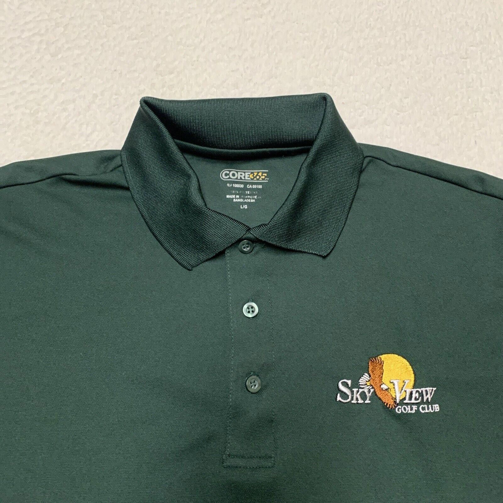 Other Core 365 Mens L Green Dri-Fit Polo Shirt Size US L / EU 52-54 / 3 - 6 Thumbnail