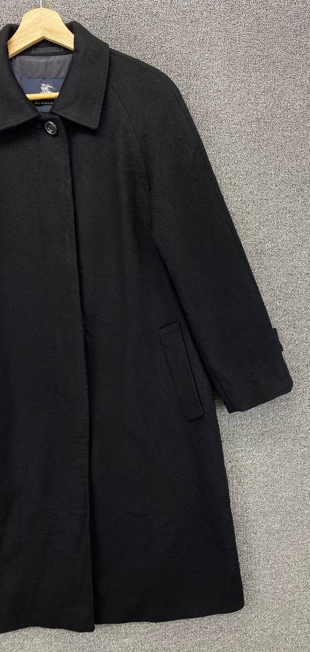 Burberry Vintage Burberry London Black Cashmere Long Jacket Size S / US 4 / IT 40 - 4 Thumbnail