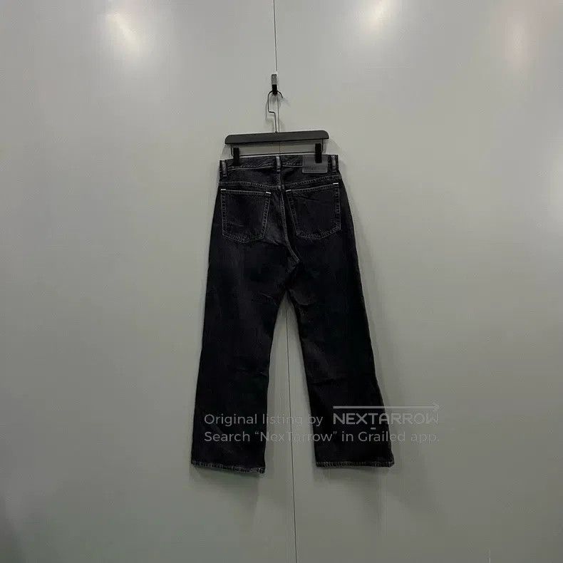 Acne Studios Acne Studios Black Washed Wide Leg Jeans Size US 30 / EU 46 - 2 Thumbnail
