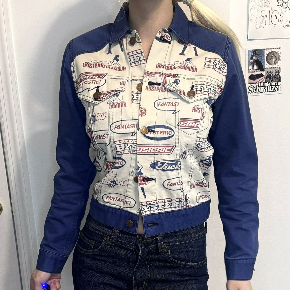 Hysteric Glamour × Japanese Brand Hysteric Glamour All-over Graphic Button Up Jacket Size S / US 4 / IT 40 - 3 Thumbnail