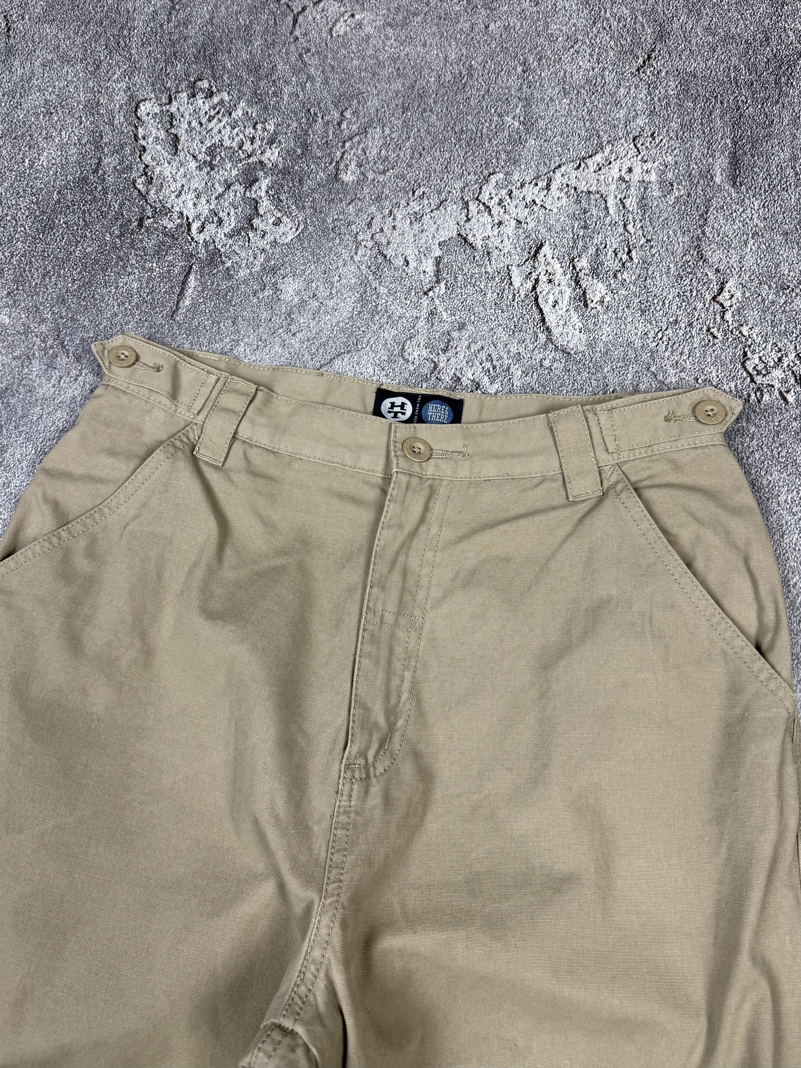 Japanese Brand Vintage 2000s Cargo Baggy Pants Japanese Style Y2K Size US 29 - 7 Thumbnail