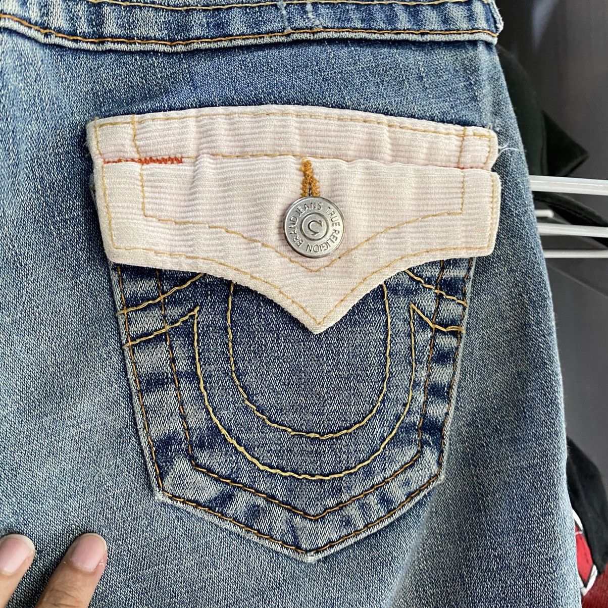 True Religion × Vintage True religion Flare joey denim pants Size US 26 / EU 42 - 8 Thumbnail