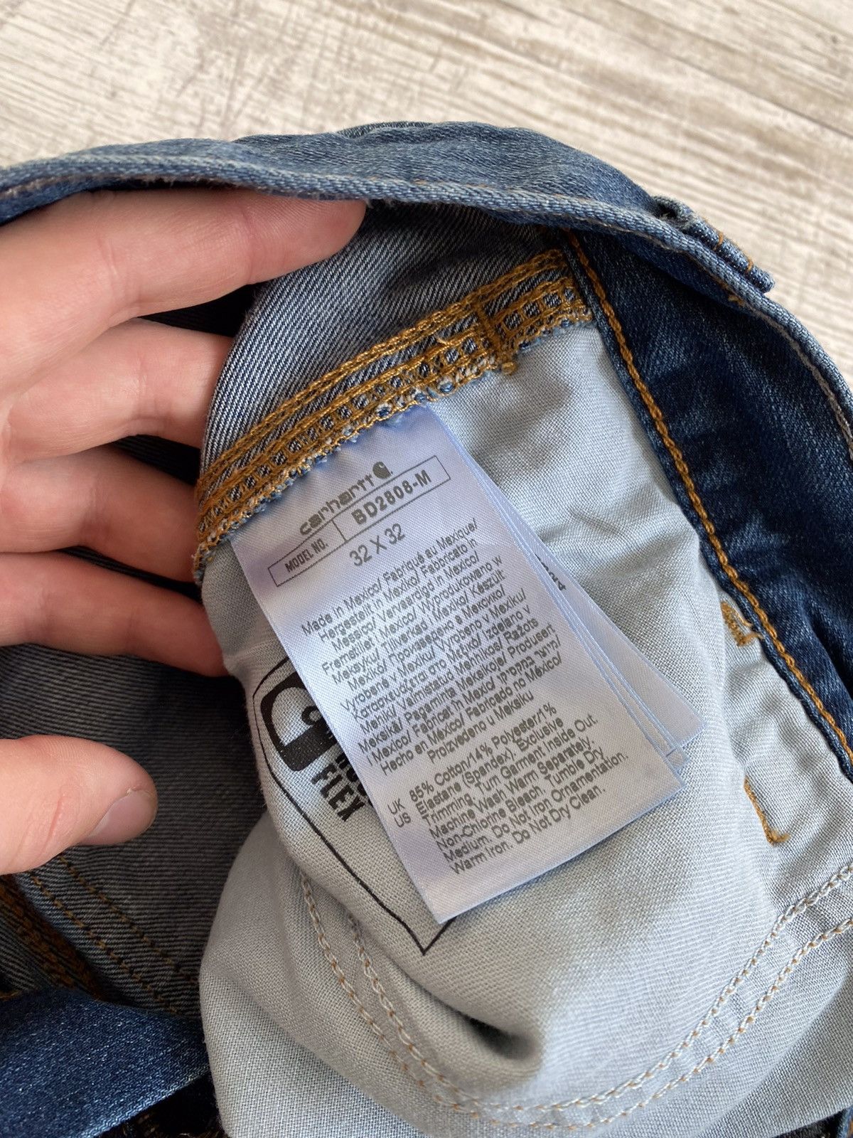 Carhartt Carhartt Denim Multipocket Utility Work Pants Jeans Size US 32 / EU 48 - 10 Thumbnail
