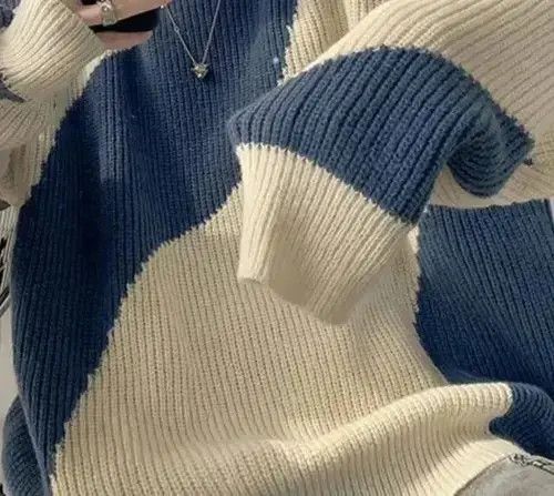 Aran Isles Knitwear × Hypebeast × Japanese Brand Men's warm sweater in style y2k Size US L / EU 52-54 / 3 - 3 Thumbnail