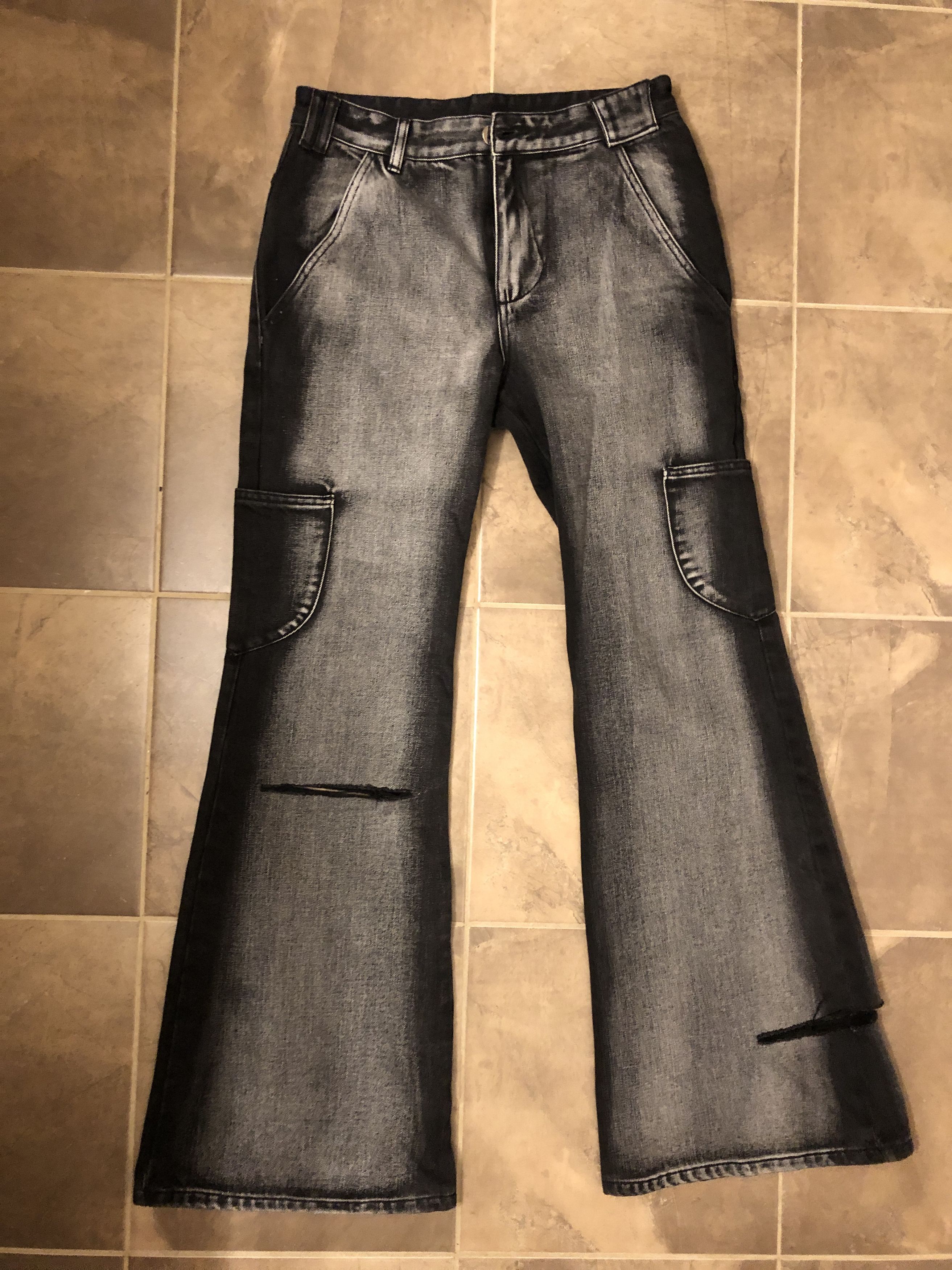 Other Rustial Euthis Flared Denim Jeans NEVER WORN Size US 32 / EU 48 - 1 Thumbnail