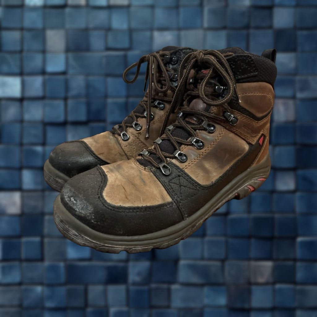 RED WING 3519 Mens Waterproof Leather Safety Toe Boots Brown Size