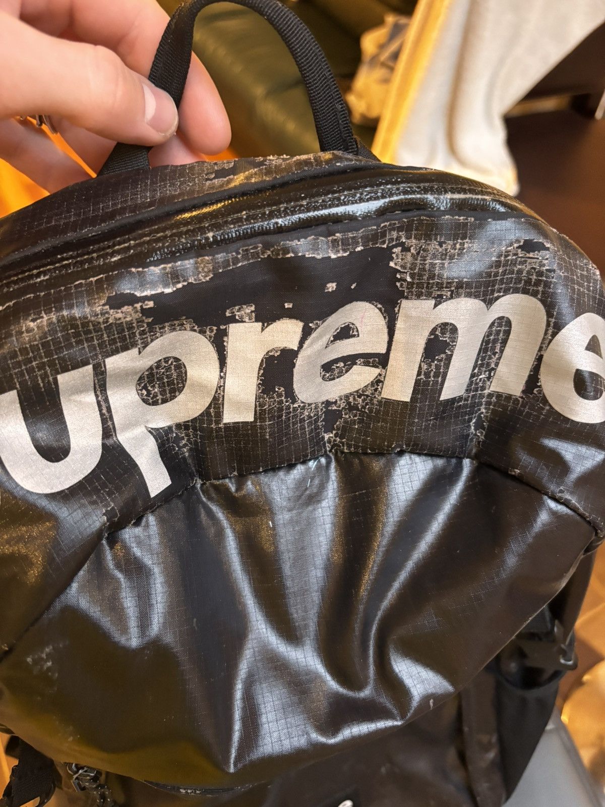 Supreme SS17 Backpack Black Cordura