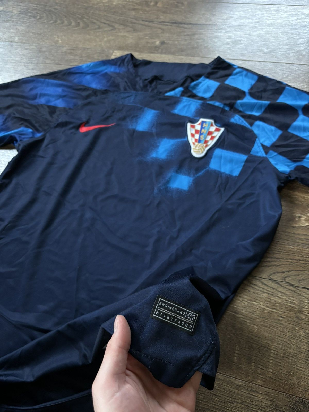 Nike Croatia Away Jersey Shirt World Cup 2022 Soccer Jersey Size US M / EU 48-50 / 2 - 7 Thumbnail