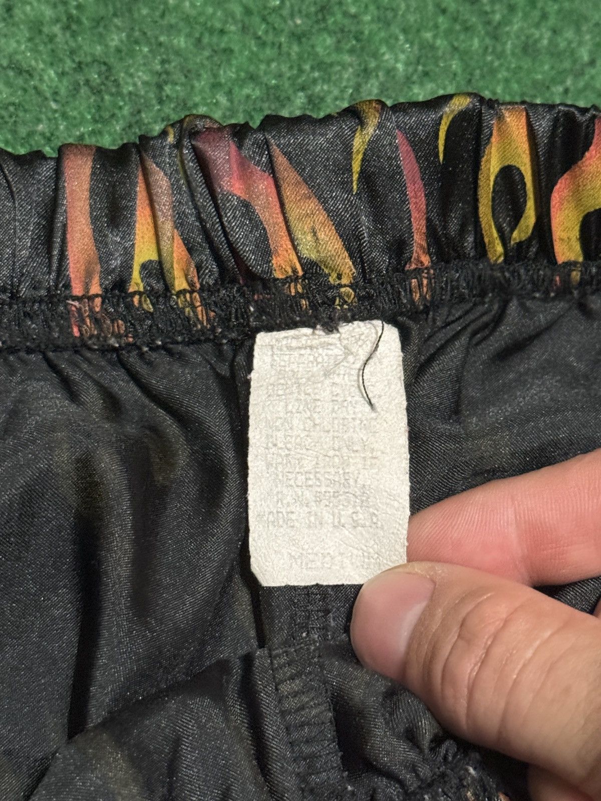 Vintage Vintage 80s 90s Flames Flame Print Retro Medium 24x30 Pants Size US 26 / EU 42 - 3 Thumbnail