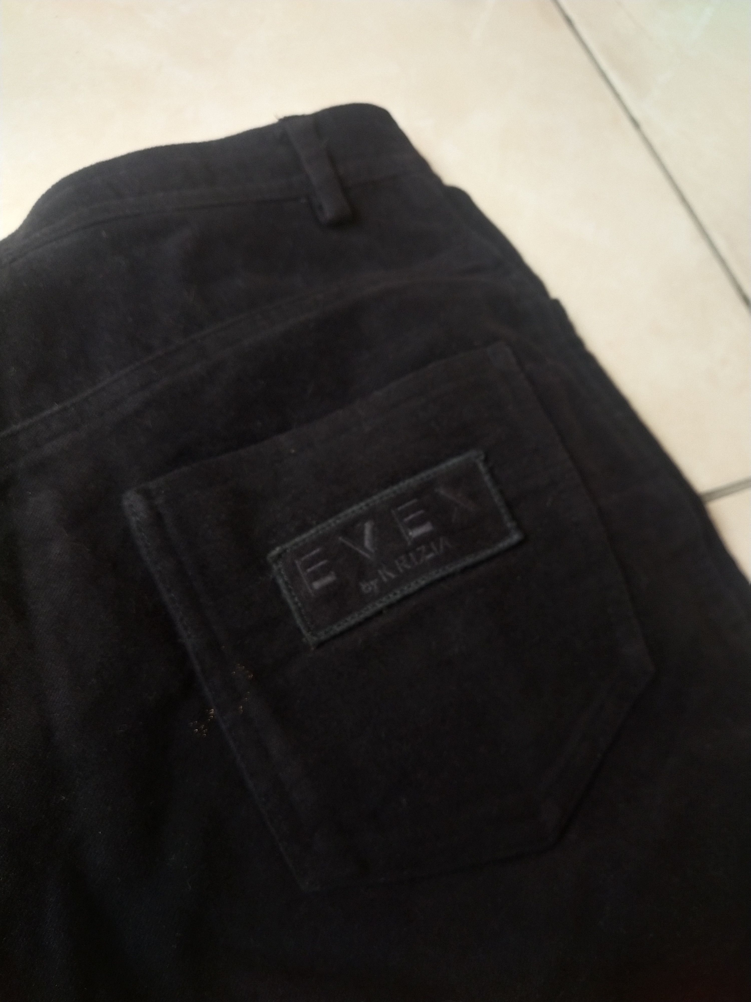 Krizia Uomo EVEX by KRIZIA Women’s Black Straight-Leg Pants – Japan Size 28" / US 6 / IT 42 - 3 Thumbnail