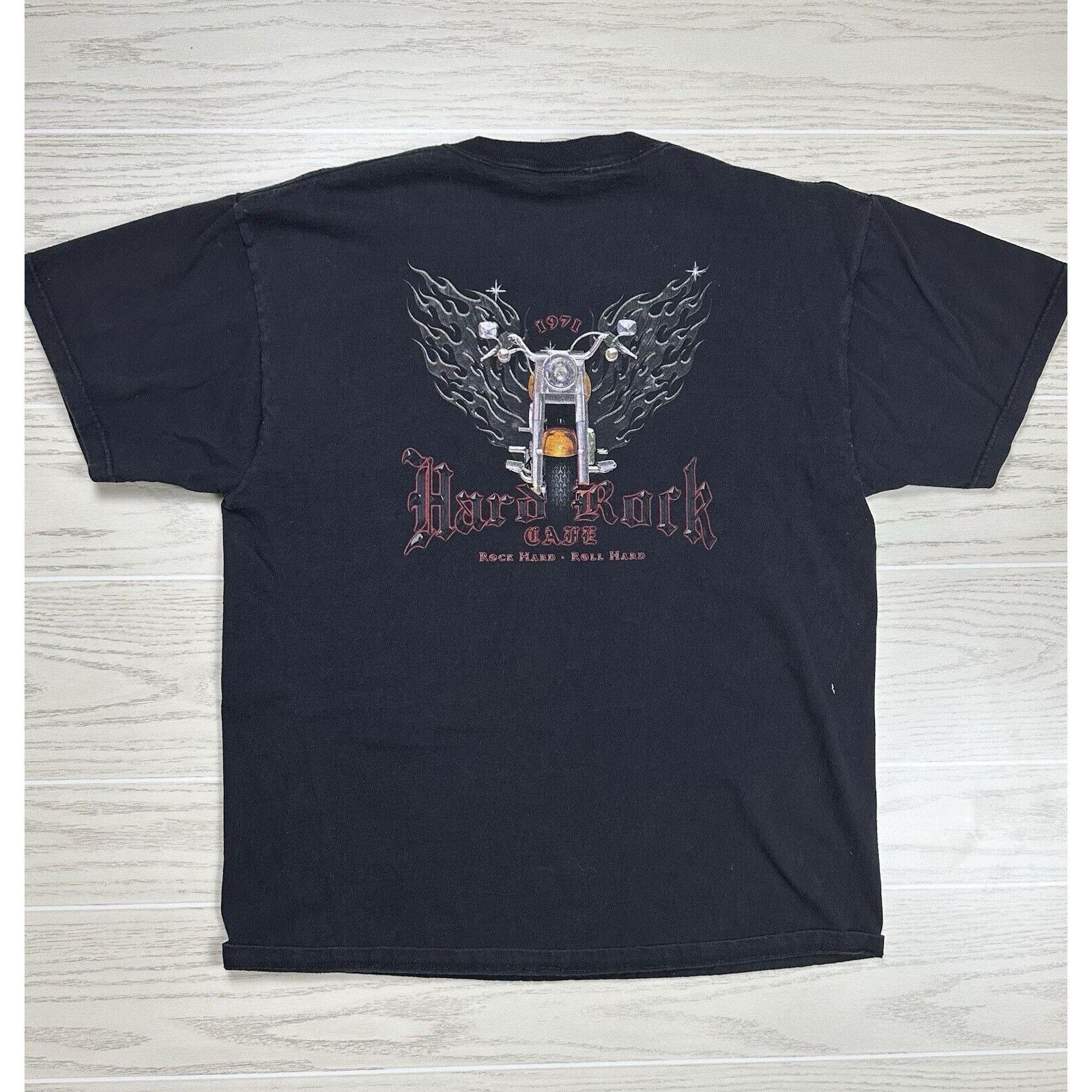 Hard Rock Cafe × Vintage Y2K Hard Rock San Antonio Biker Shirt Size US L / EU 52-54 / 3 - 4 Thumbnail