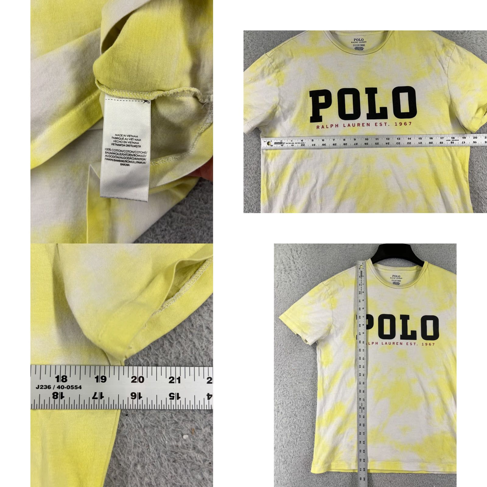 Ralph Lauren Polo Ralph Lauren Shirt Mens Small Yellow Tie Dye 100% Cotton Short Sleeve Polo Ralph Lauren Shirt Mens Small Yellow Tie Dye 100% Cotton Short Sleeve Size US S / EU 44-46 / 1 - 8 Thumbnail