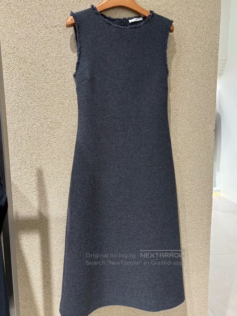 The Row The Row size 2 Deep gray mixed wool dress Size S / US 4 / IT 40 - 1 Thumbnail