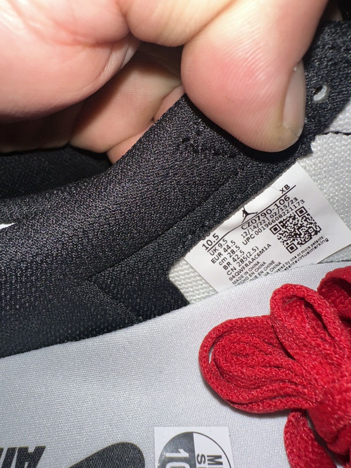 Jordan Brand Jordan 1 low bred toe 👹 Size US 10.5 / EU 43-44 - 8 Thumbnail