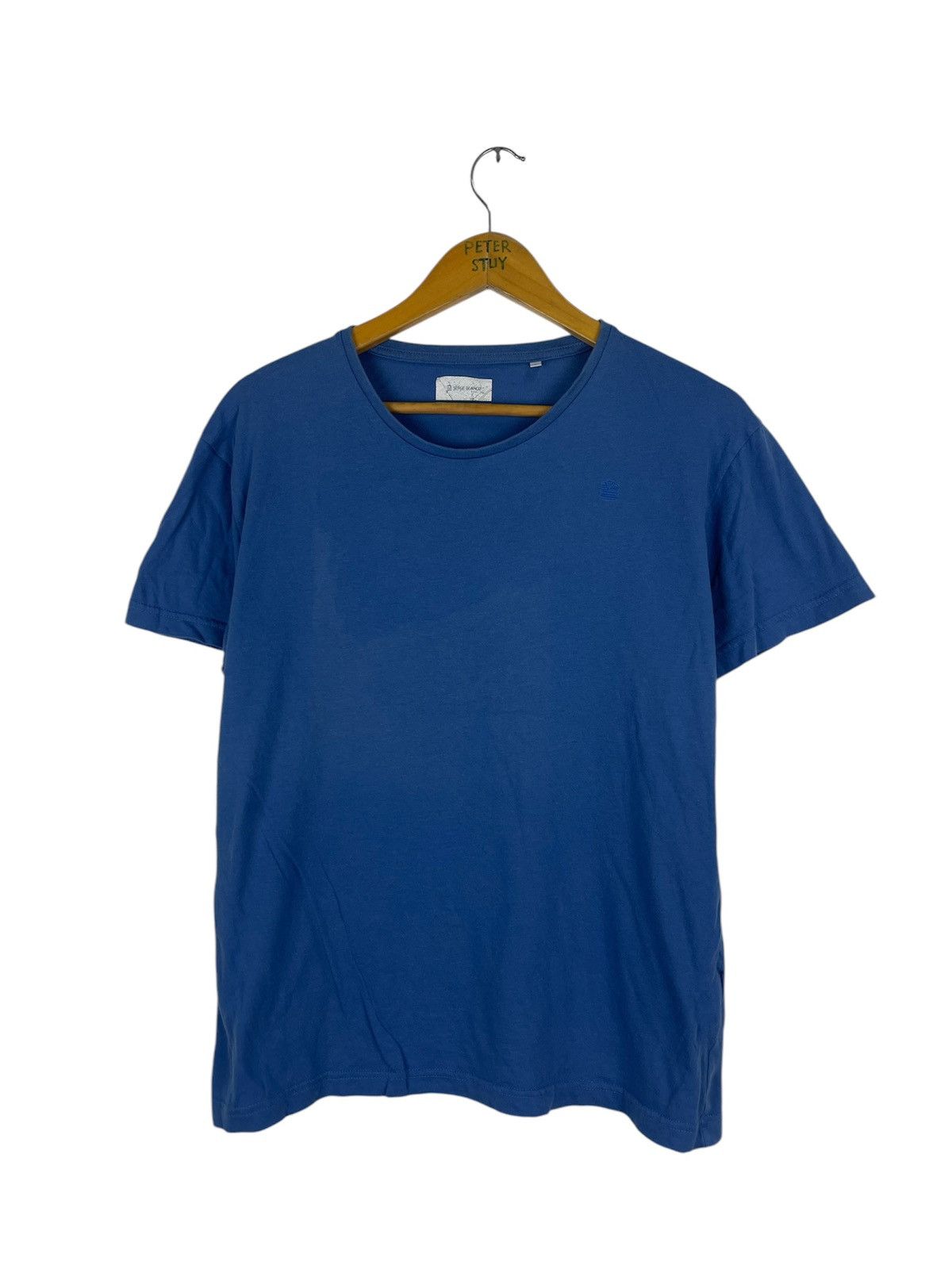 Designer Serge Blanco Blue Tee Size US L / EU 52-54 / 3 - 1 Thumbnail
