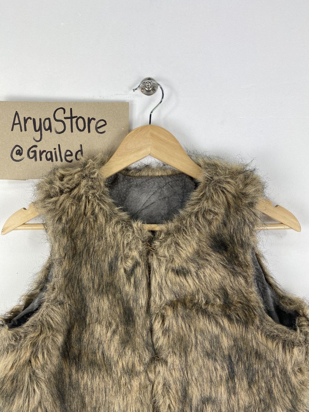 XOXO Vintage 90’s Faux Fur Genuine Leather Vest by Xoxo Size XS / US 0-2 / IT 36-38 - 7 Thumbnail