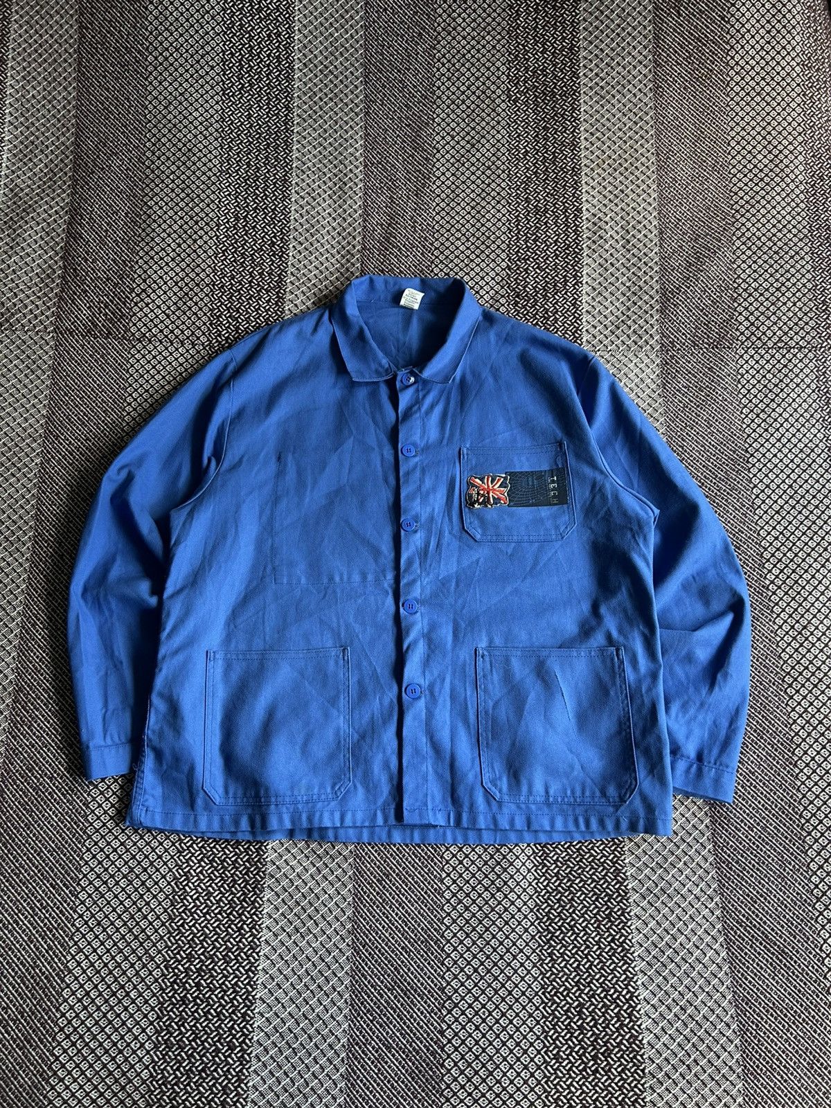 Vintage Vintage Workers Jacket Distressed 80-90s Streetwear Style Size US L / EU 52-54 / 3 - 1 Thumbnail