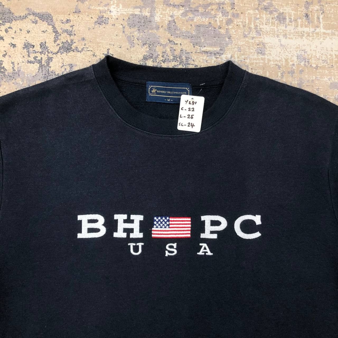 Beverly Hills Polo Club × Vintage Y281 VTG 90s BEVERLY HILLS POLO CLUB SWEATSHIRT Size US M / EU 48-50 / 2 - 4 Thumbnail