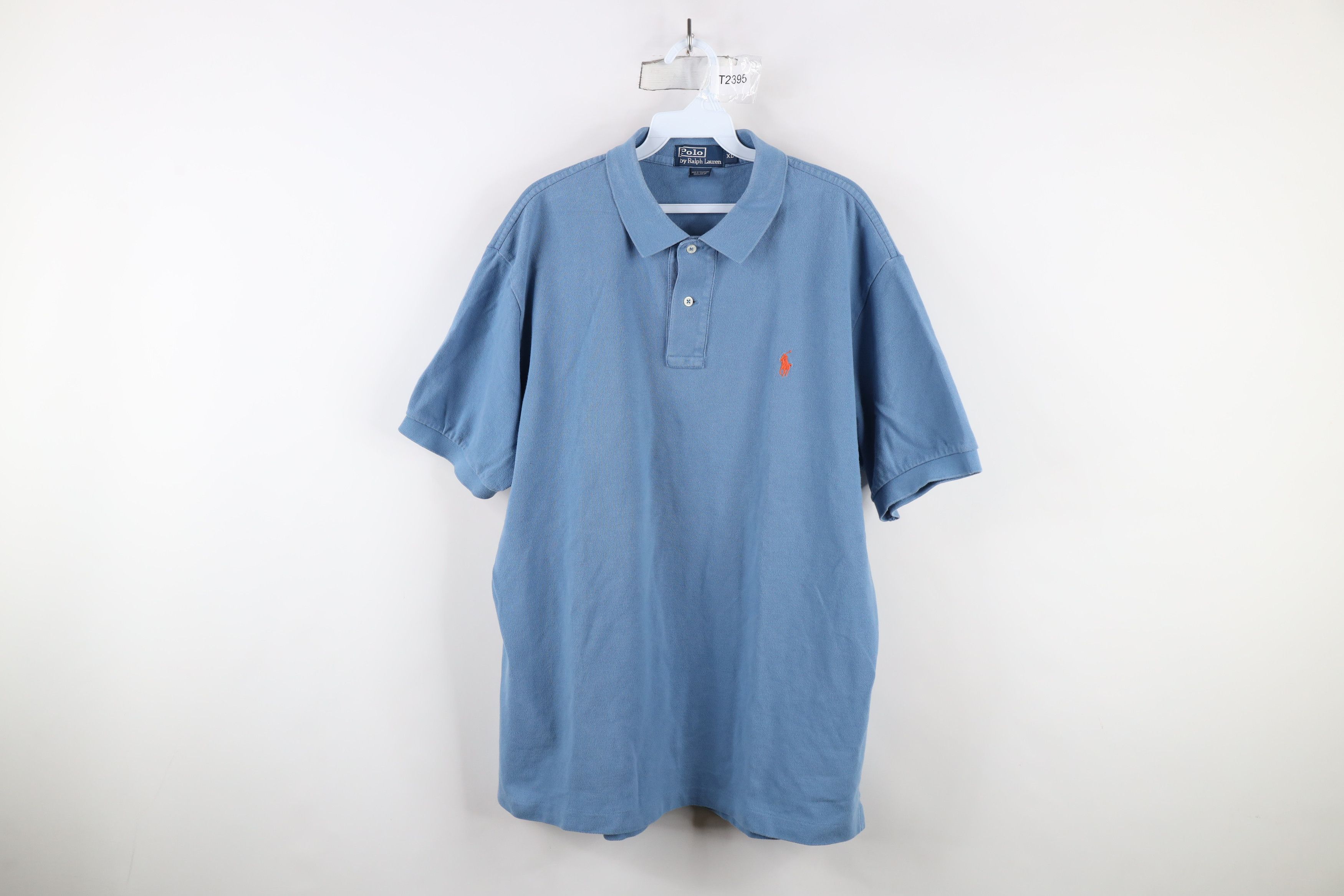 Ralph Lauren × Vintage Vintage 90s Ralph Lauren Short Sleeve Collared Polo Shirt Size US XL / EU 56 / 4 - 1 Thumbnail