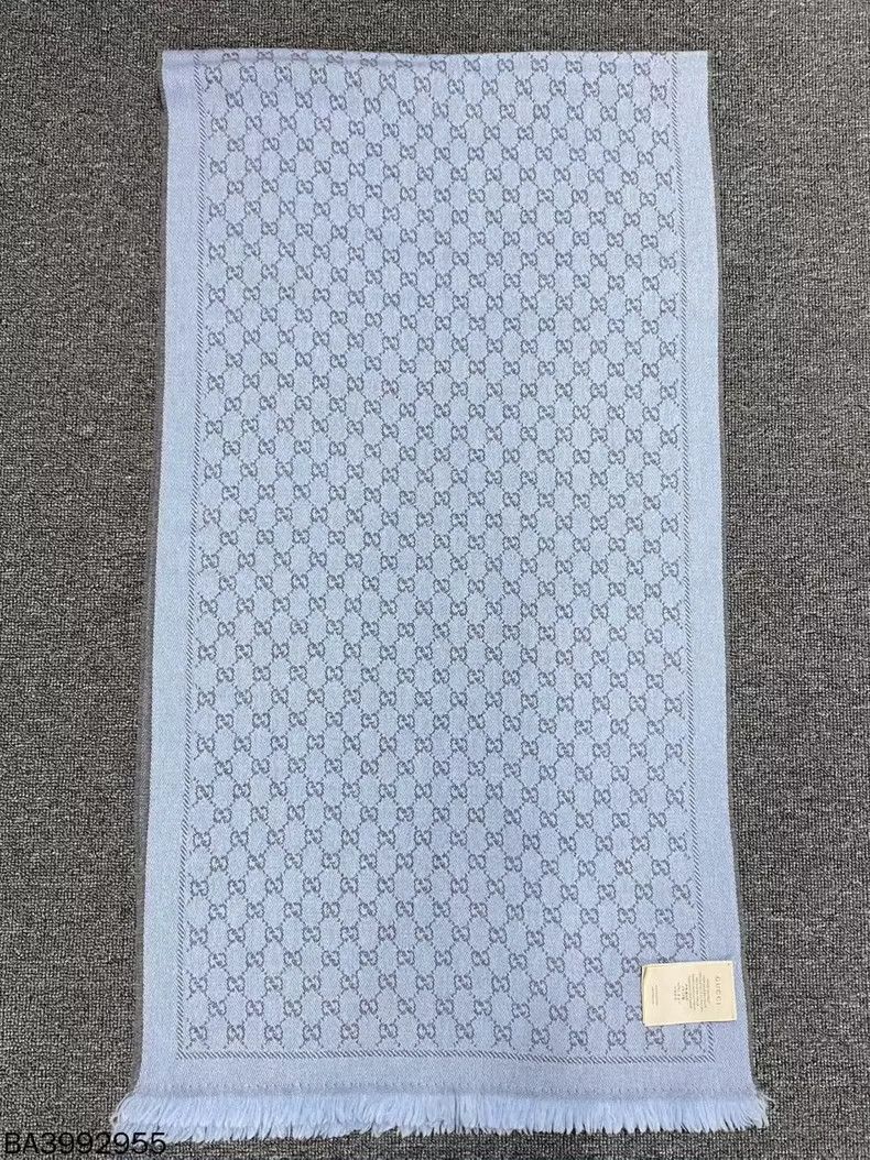 Gucci Gucci Gray full-print scarf 2501-Nextarrow Size ONE SIZE - 3 Thumbnail