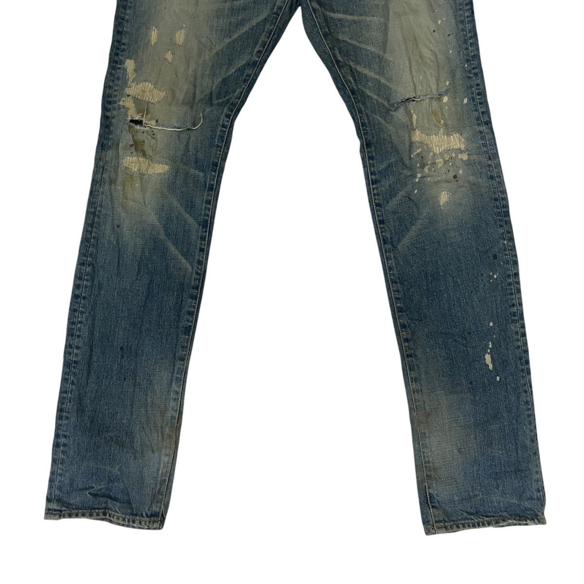 Maison MIHARA YASUHIRO Vintage Miharayasuhiro Distressed Denim Size US 33 - 2 Thumbnail