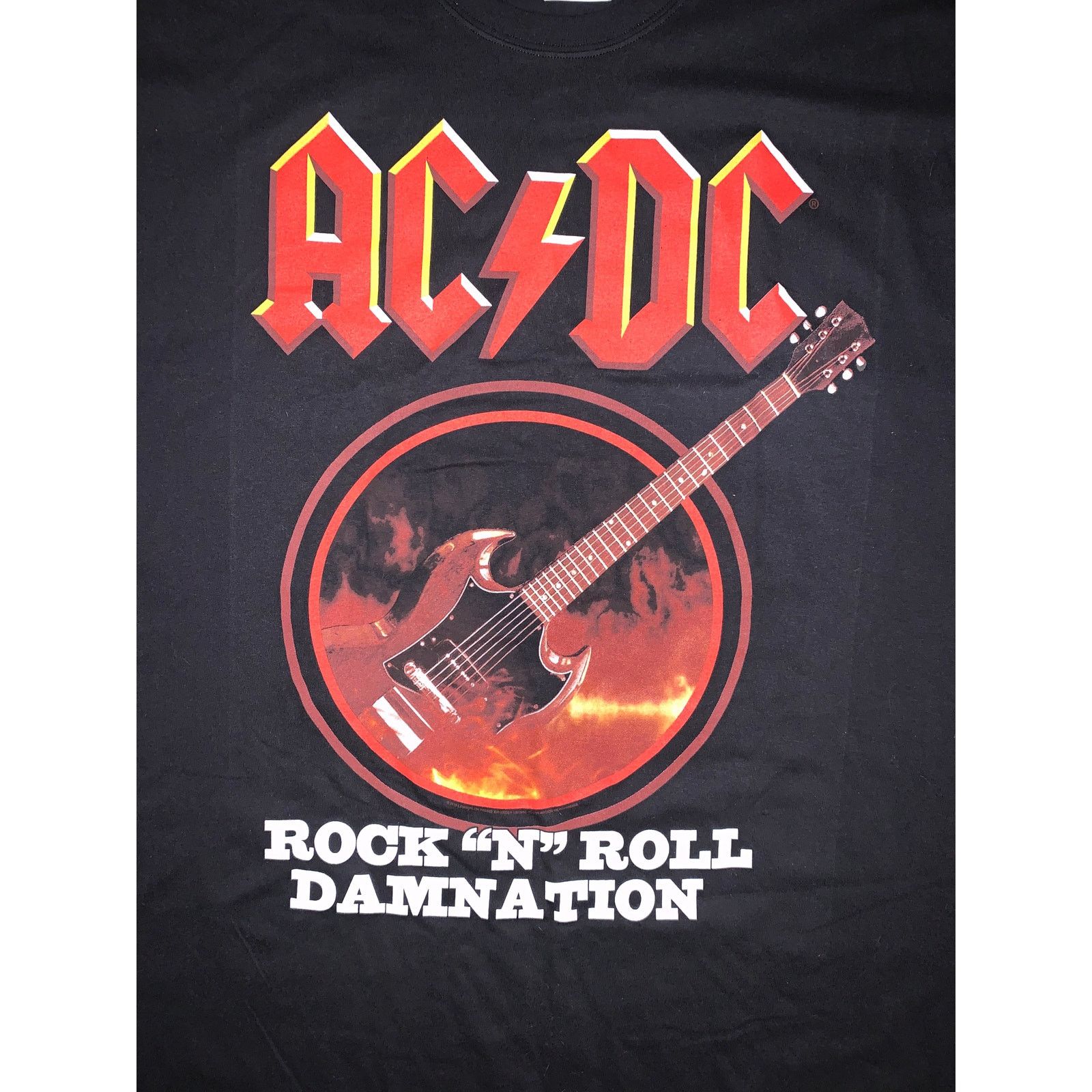 Band Tees × Other ACDC Rock N Roll Damnation T Shirt XL Black Band Tee Size US XL / EU 56 / 4 - 1 Thumbnail
