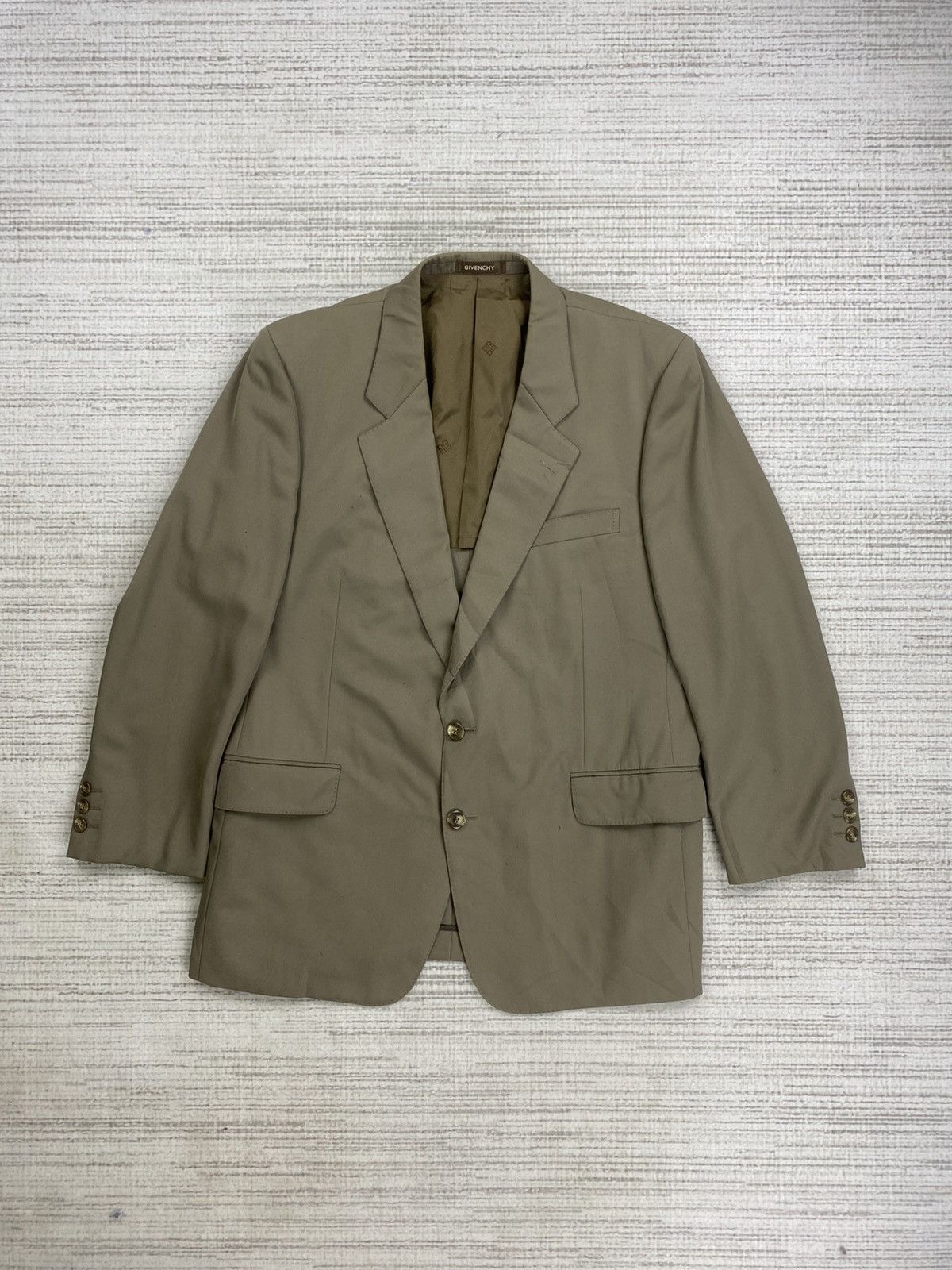 Givenchy Vintage Givenchy Paris Two Button Blazer Coat Size US M / EU 48-50 / 2 - 1 Thumbnail
